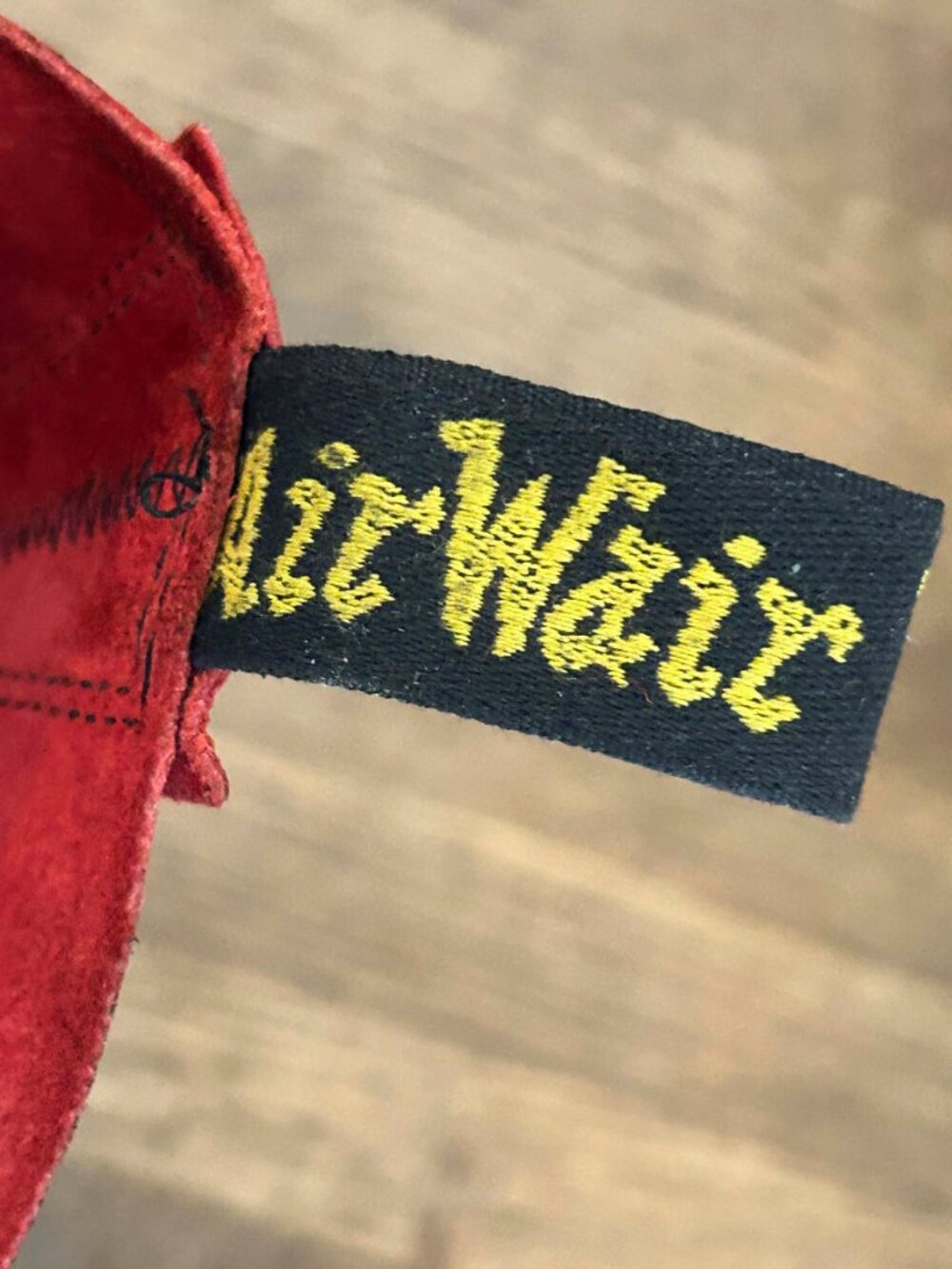 Vintage Dr. Martens 1914 Made In England Red 14-Eye Boots Size UK7/USW9 - Picture 10 of 15